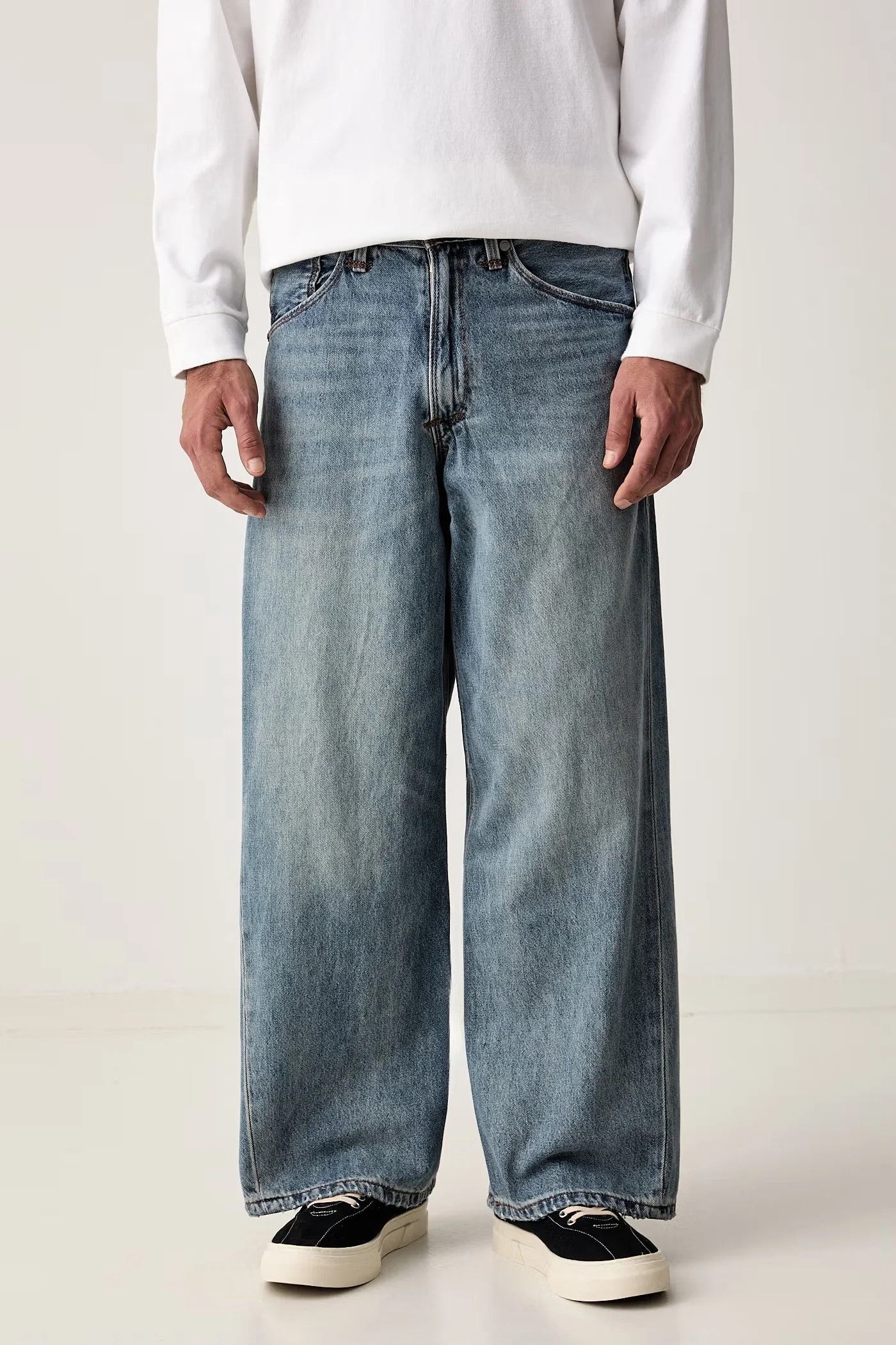 Мужские джинсы TWISTED BAGGY WIDE LEG