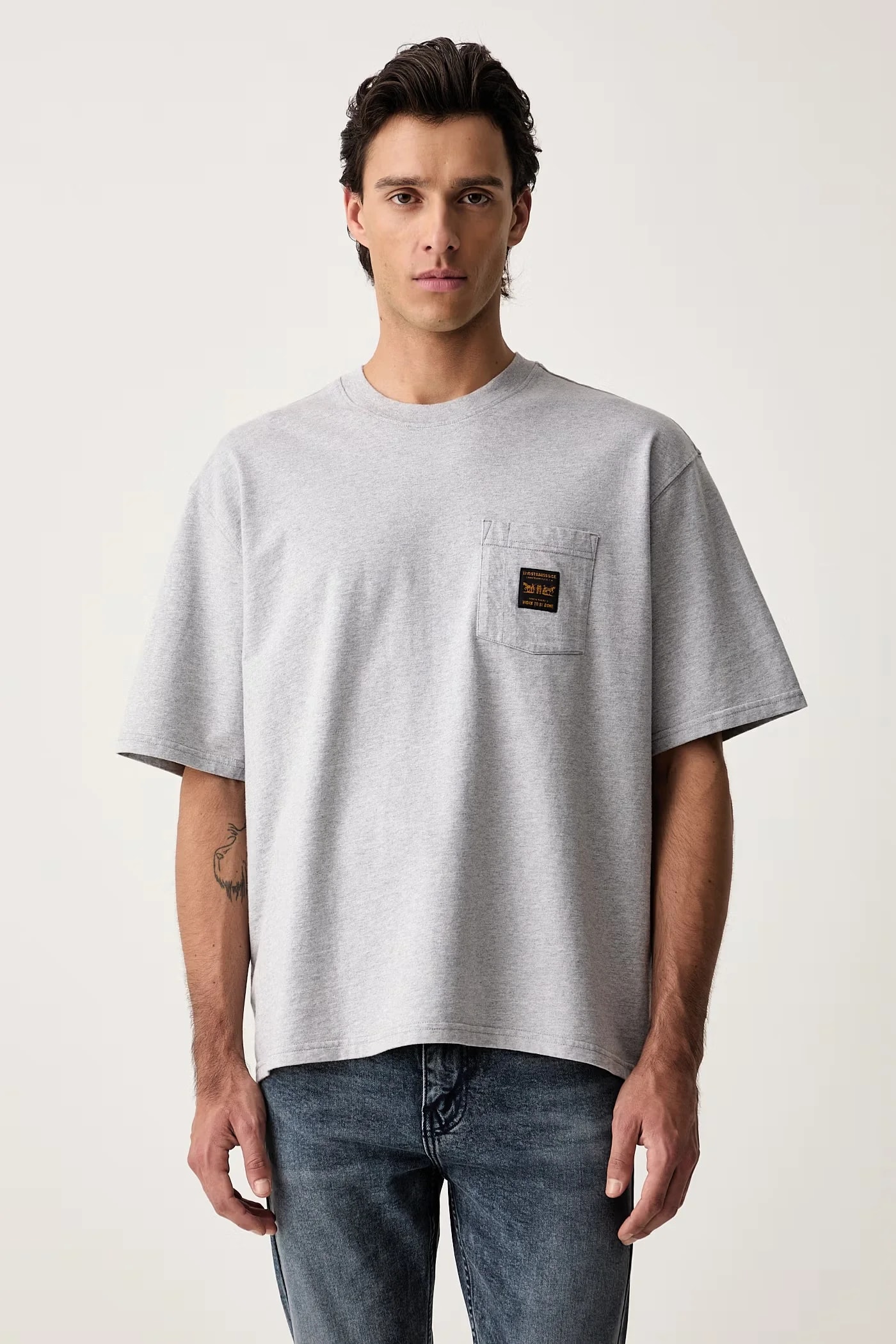 Мужская футболка хлопковая SS WORKWEAR PKT
