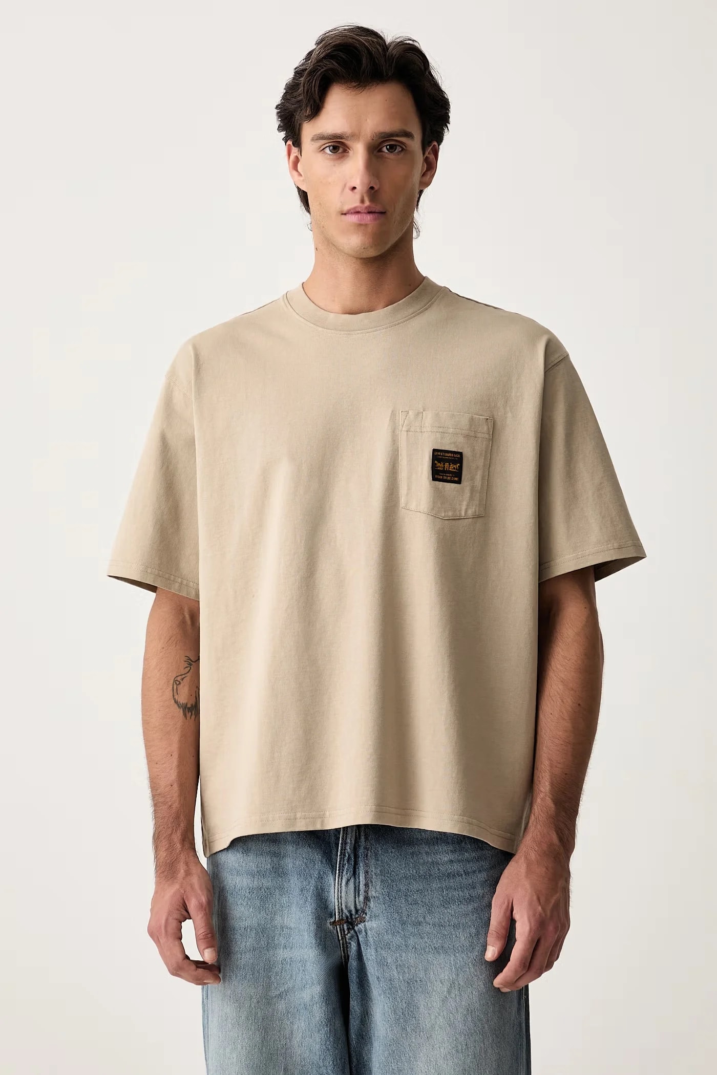 Мужская футболка хлопковая SS WORKWEAR PKT