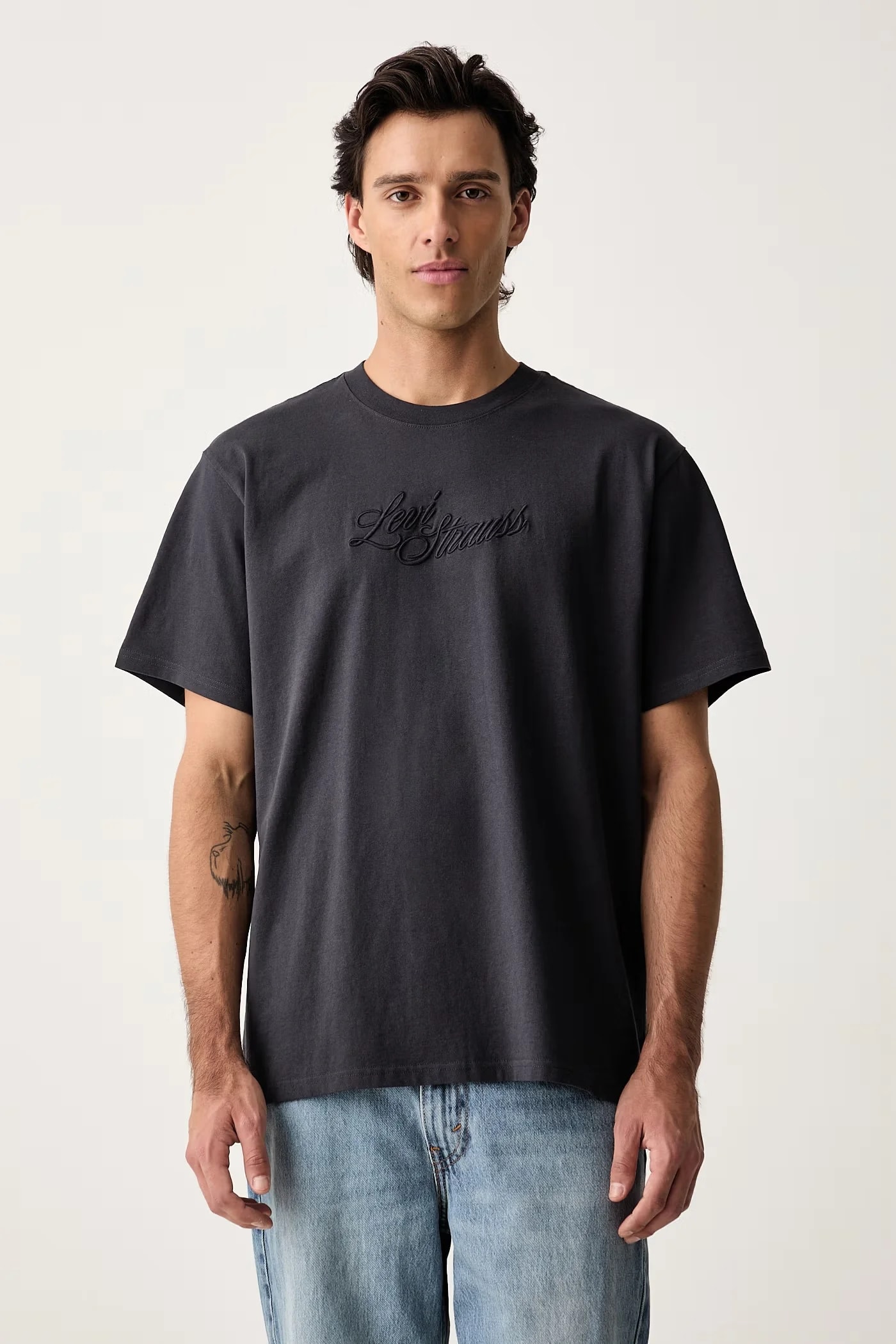 Мужская базовая футболка из хлопка RELAXED FIT TEE