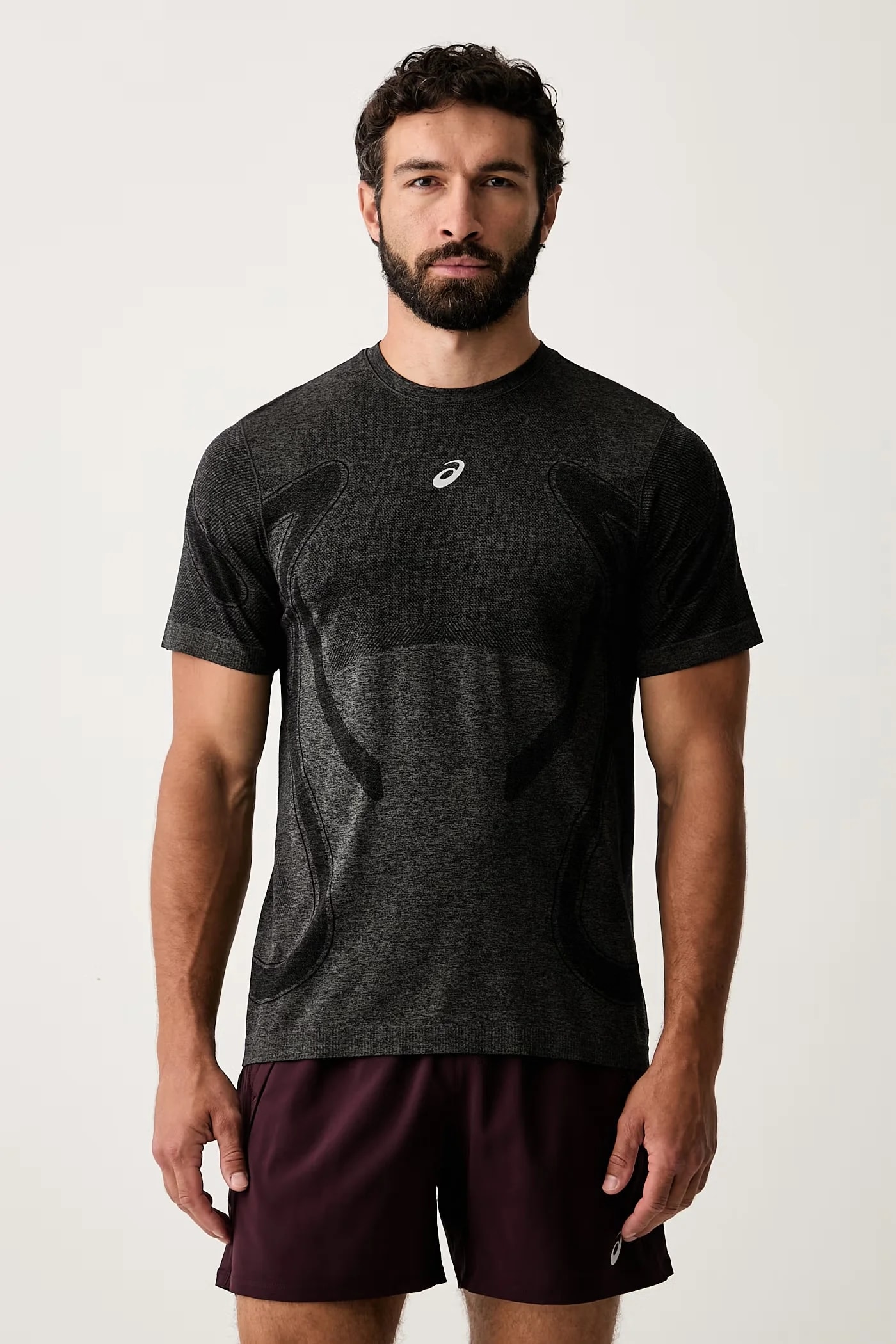 Мужская тренировочная футболка ROAD SEAMLESS SS TOP