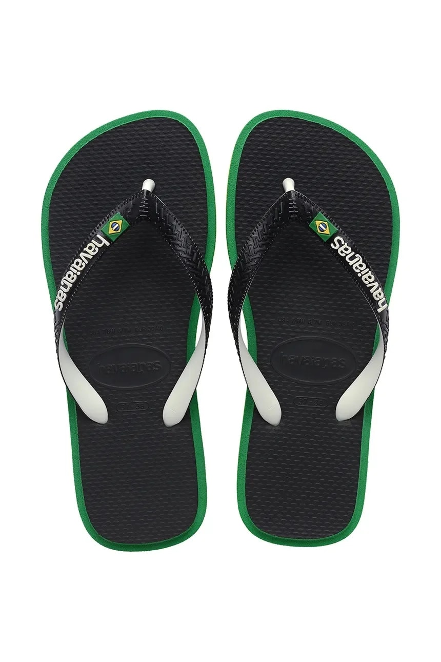 Мужские шлепанцы BRASIL TWIST BLACK