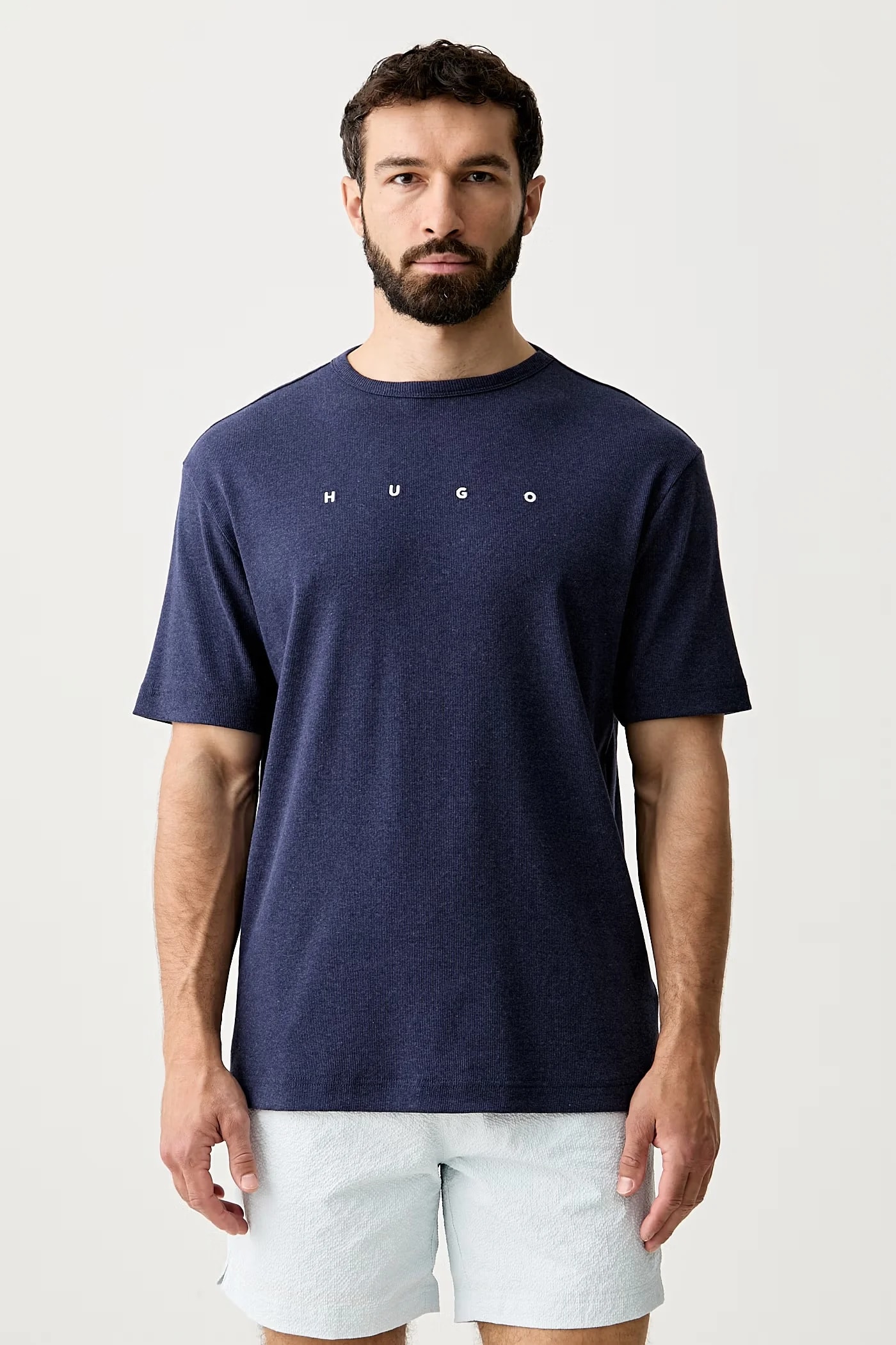 Мужская хлопковая пижамная футболка AZURI T-SHIRT