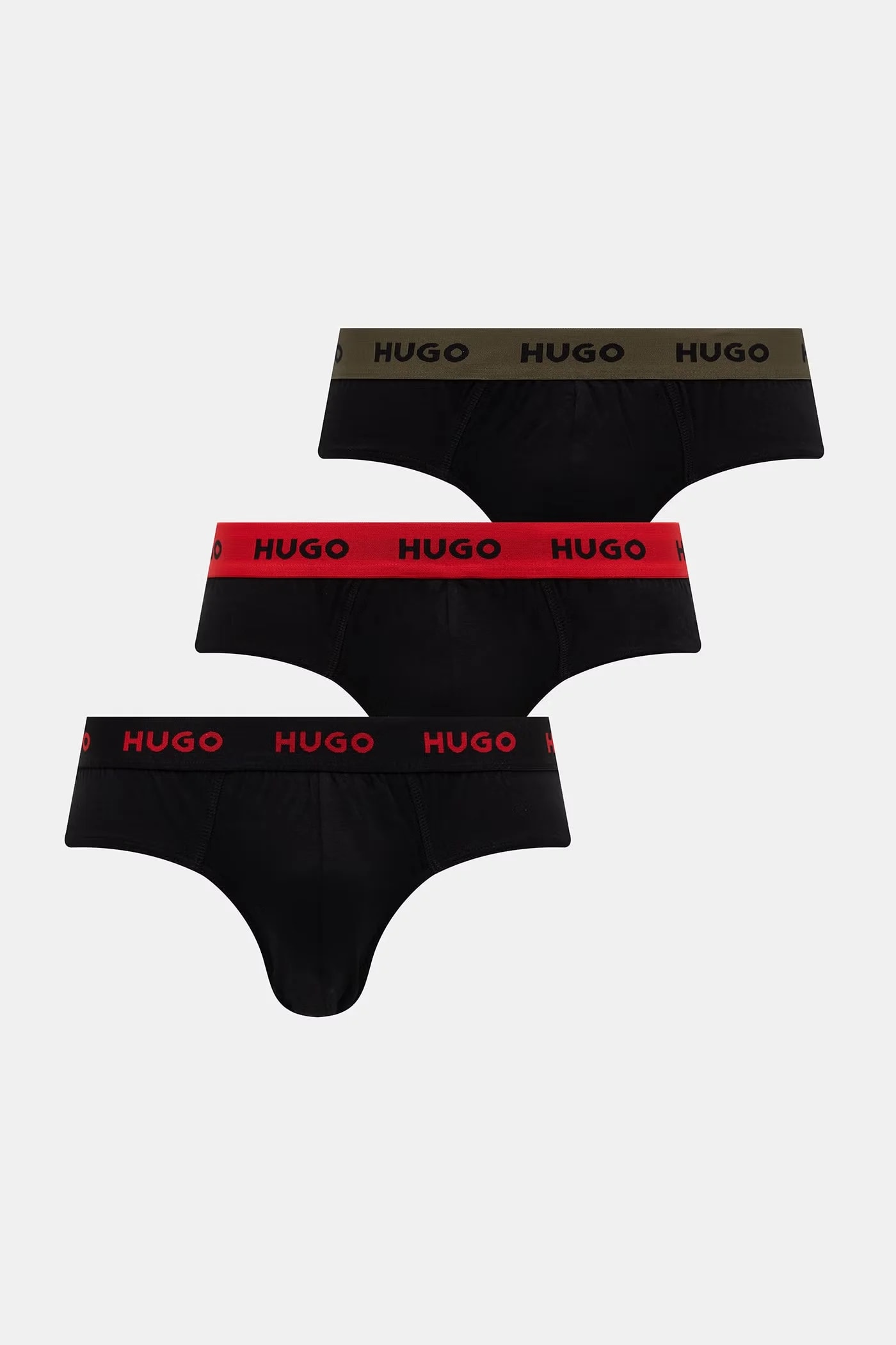 Мужские трусы из хлопка с эластаном HIPBRIEF TRIPLETPACK, 3 шт.