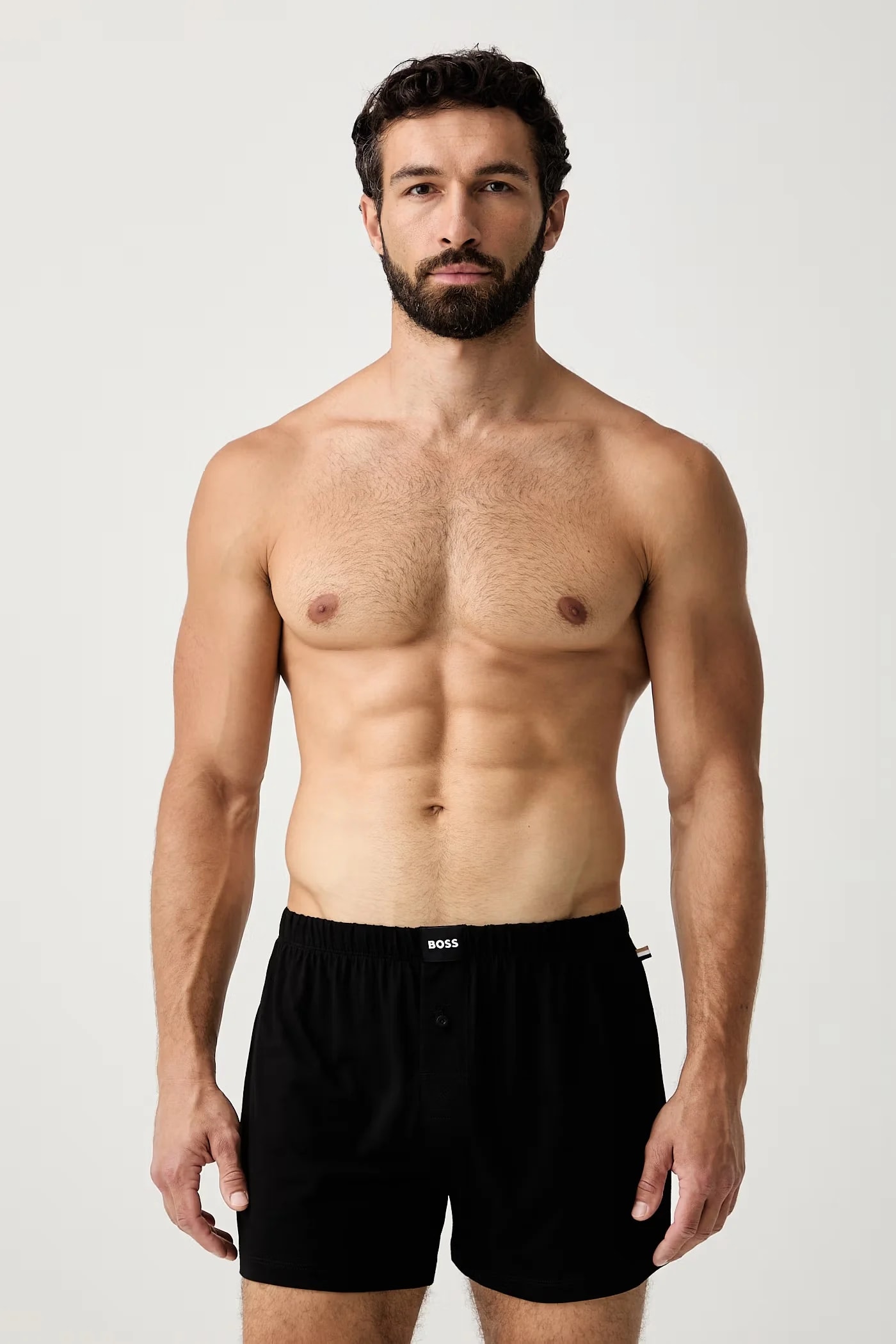 Мужские боксеры из хлопка с эластаном 2P Jersey Boxer, 2 пары