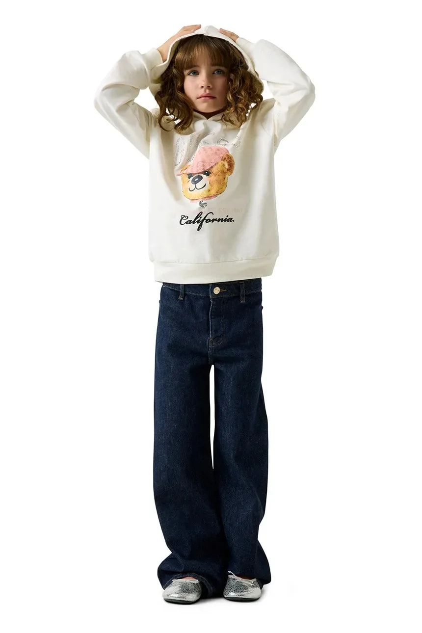 Детские широкие джинсы