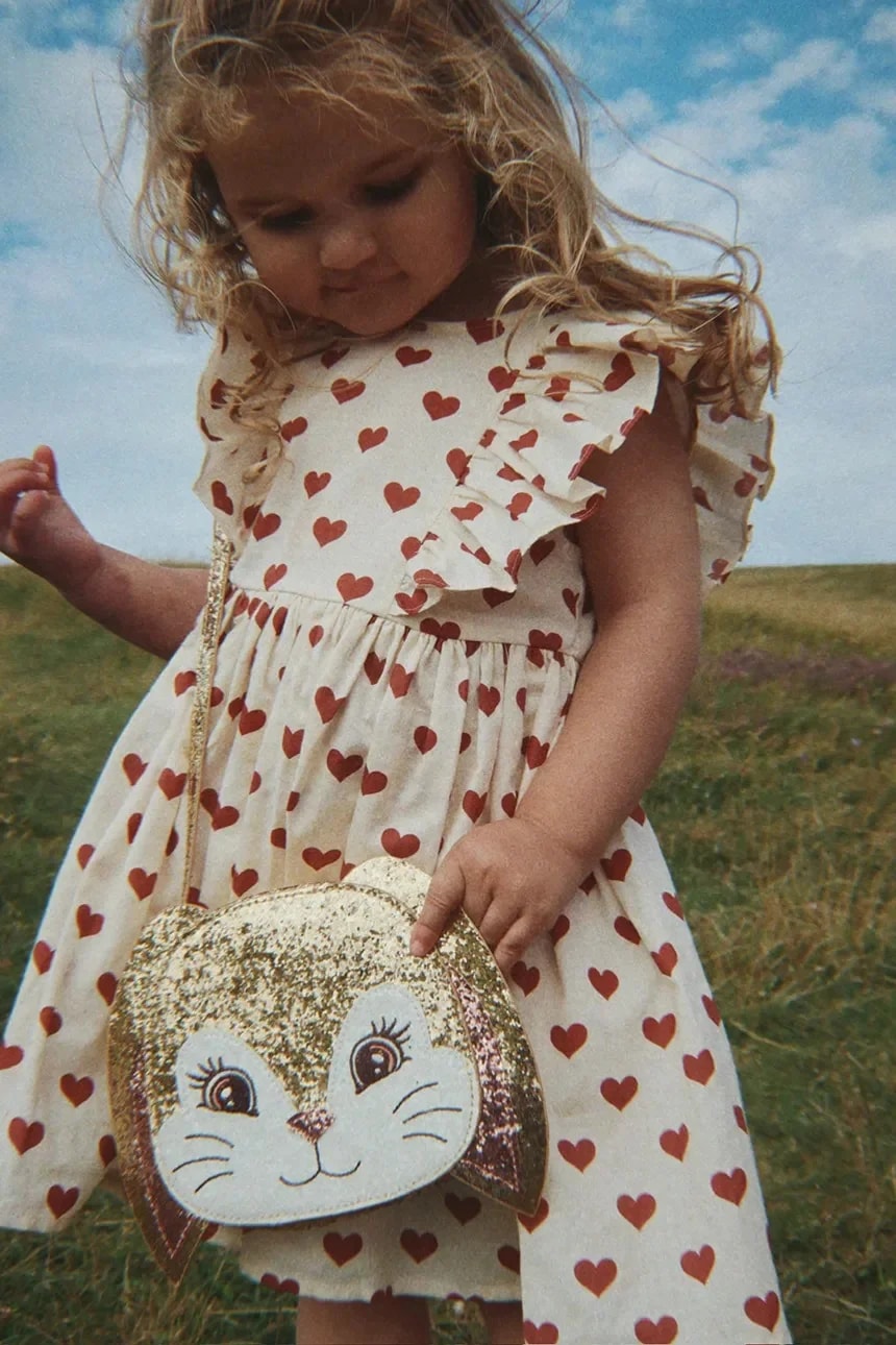 CIANNA BOW DRESS Платье из хлопка GOTS