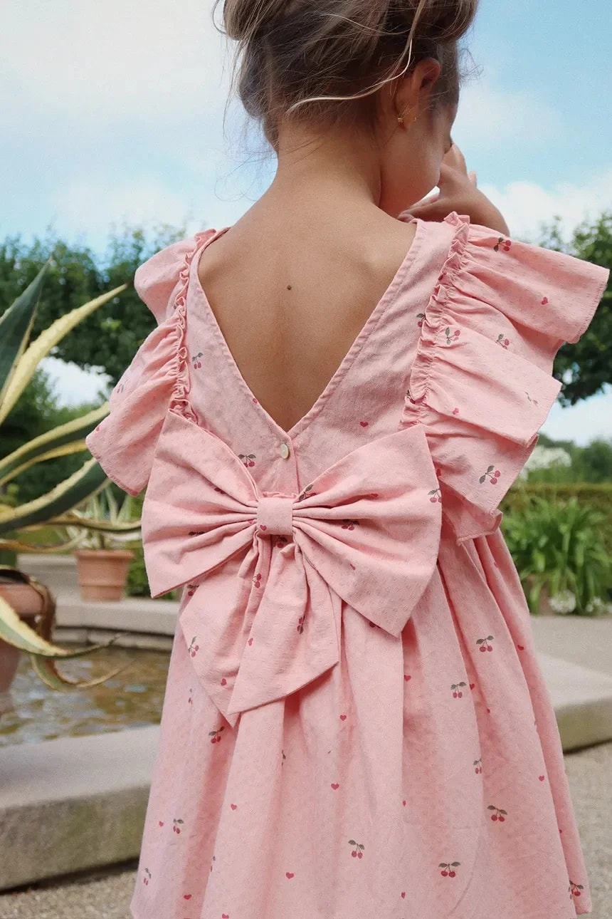 EVIA FRILL DRESS Платье из хлопка GOTS