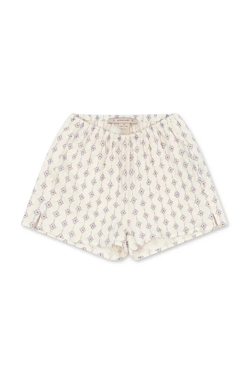 Детские шорты из хлопка AVA SLIT SHORTS GOTS