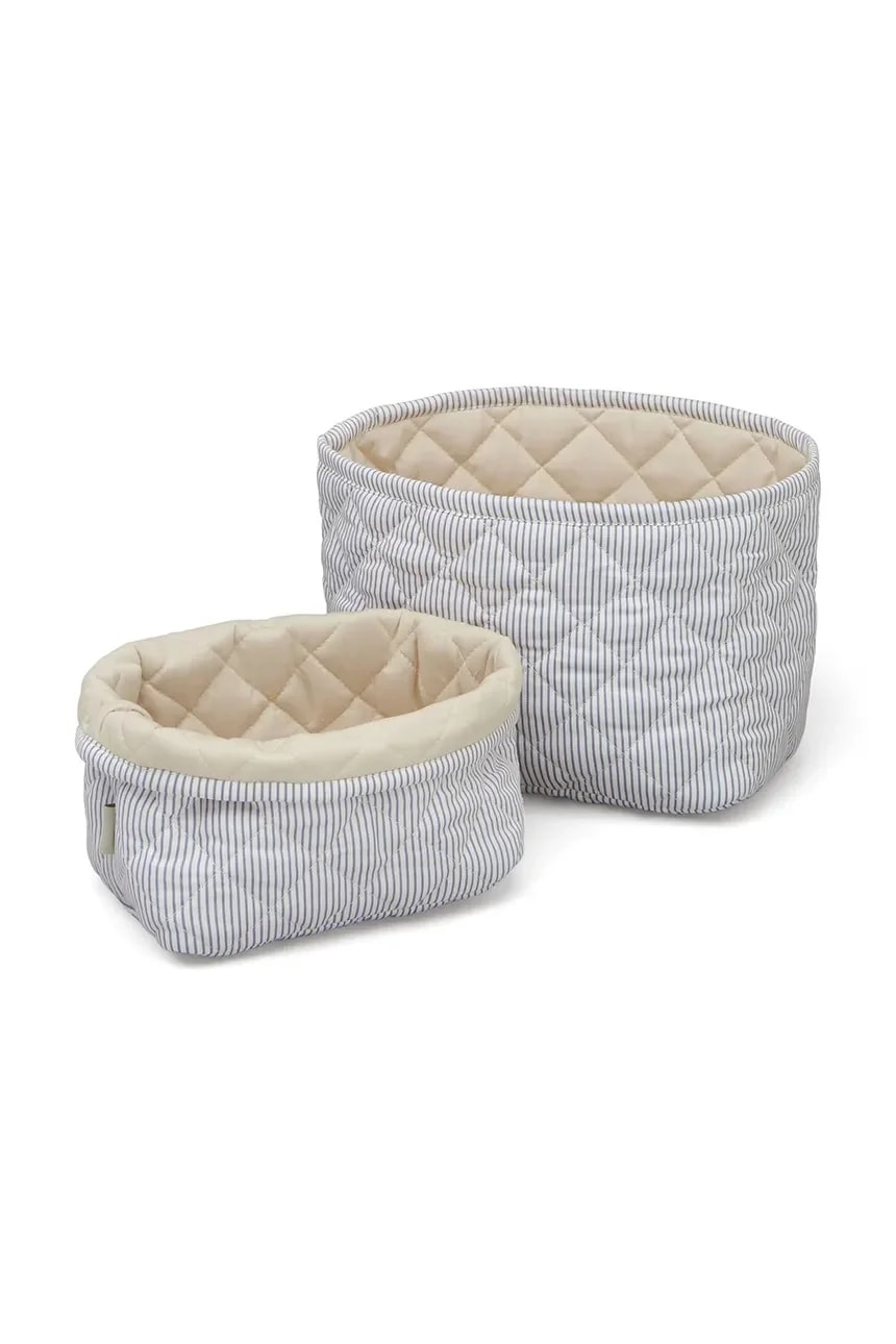 Контейнер для хранения детских вещей Classic Stripes Blue, Пралине