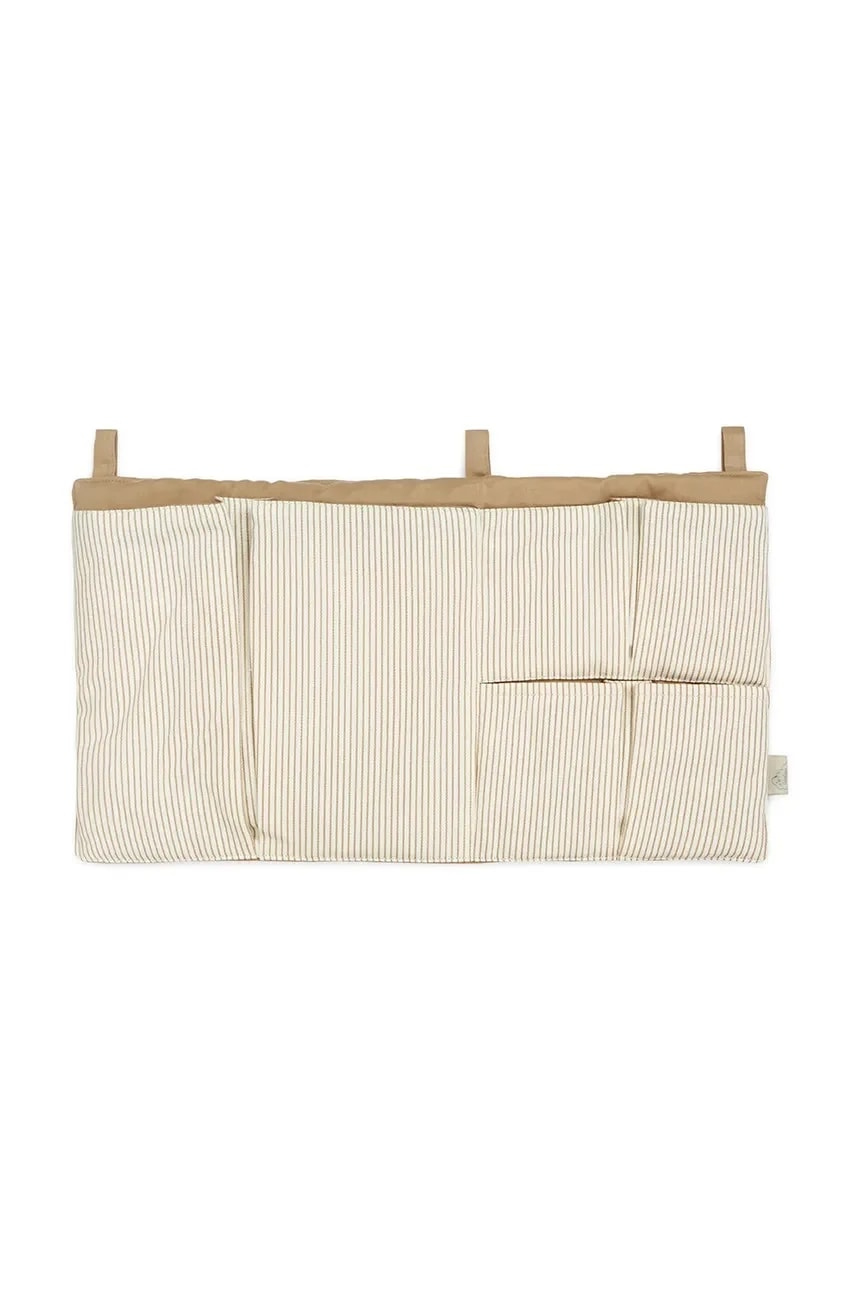 Детский подвесной органайзер из хлопка Classic Stripes Camel