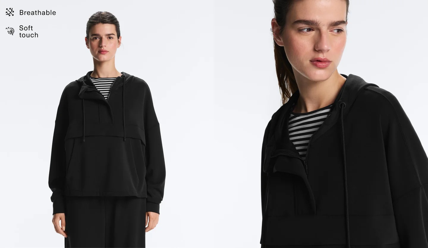 Черные джоггеры Total Look с модалом