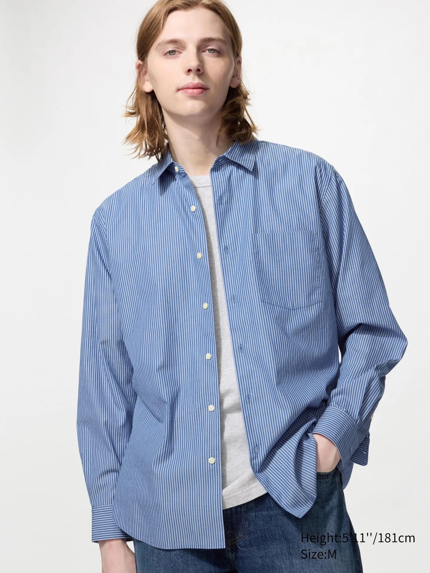 Hemd (Regular Fit, Кент-Краген, gestreift)