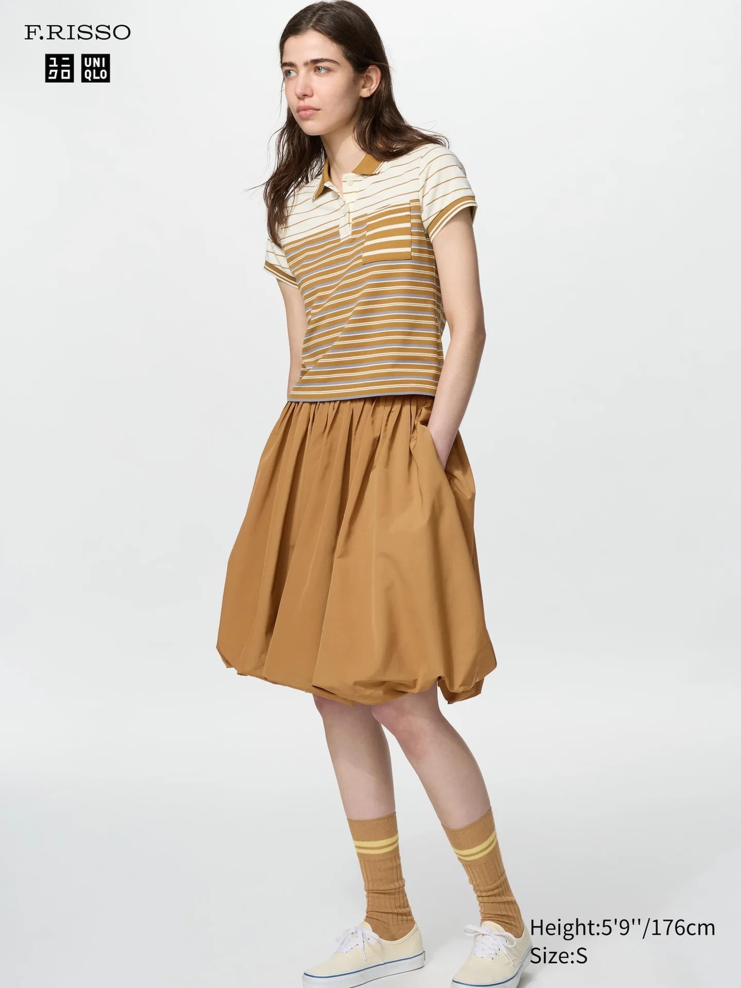 Midirock (Wide Fit, gerafft)