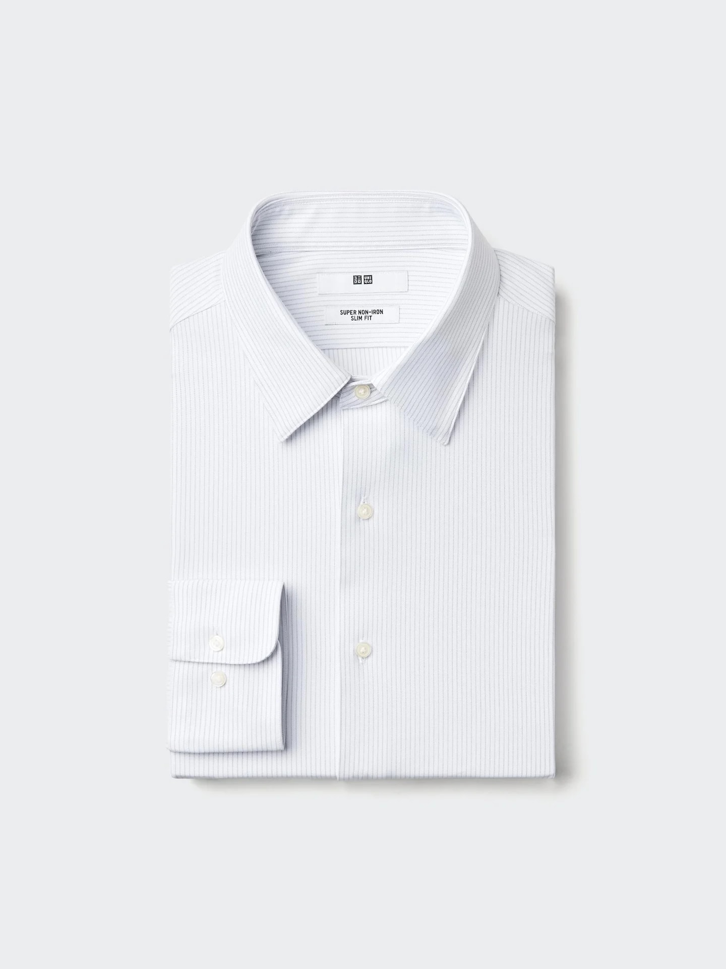 Bügelfreies Jersey Hemd (Slim Fit, Кент-Краген, gestreift)