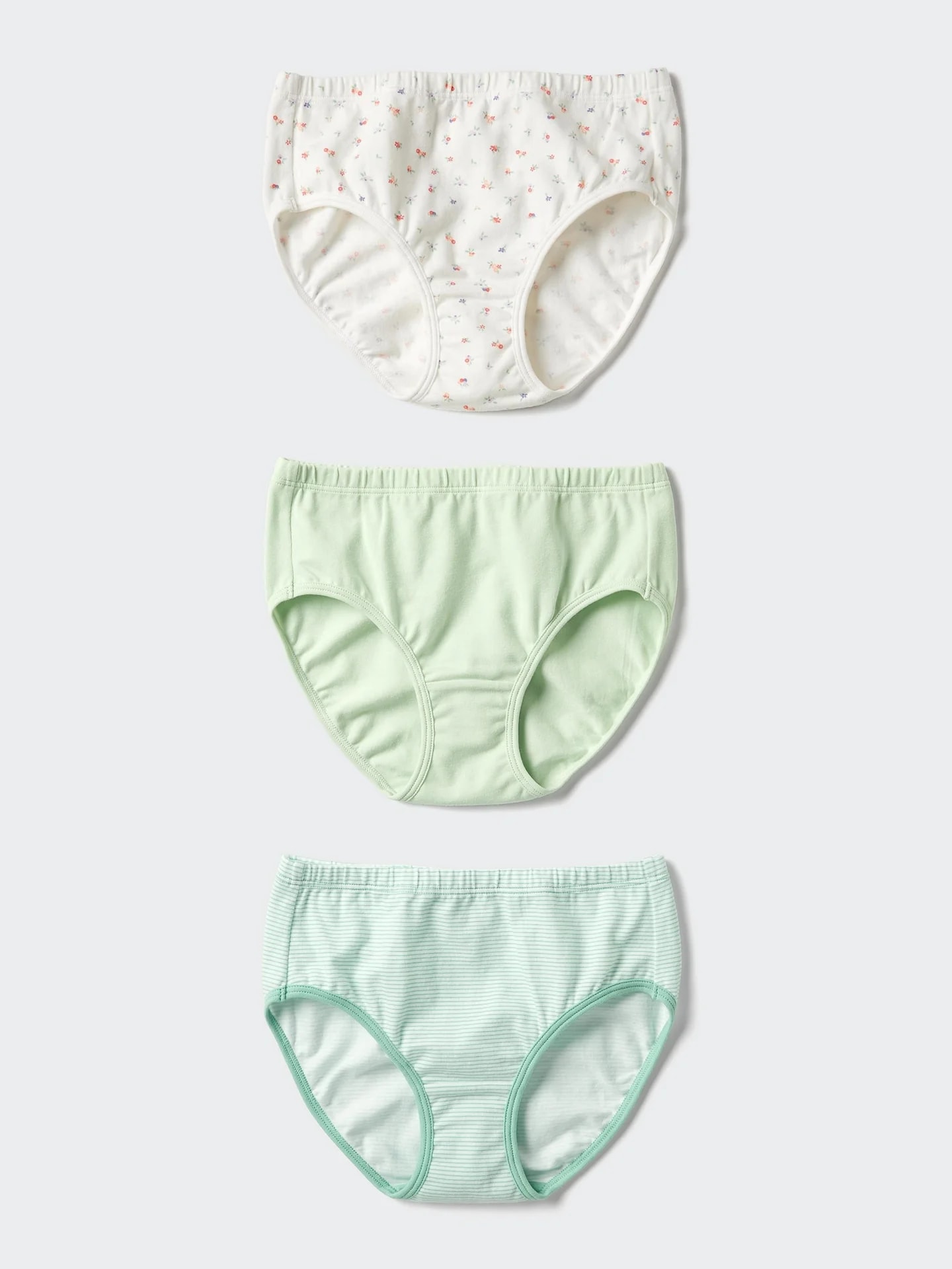 Комбинации Baumwolle (Stretch, 3er-Set, Blumen)