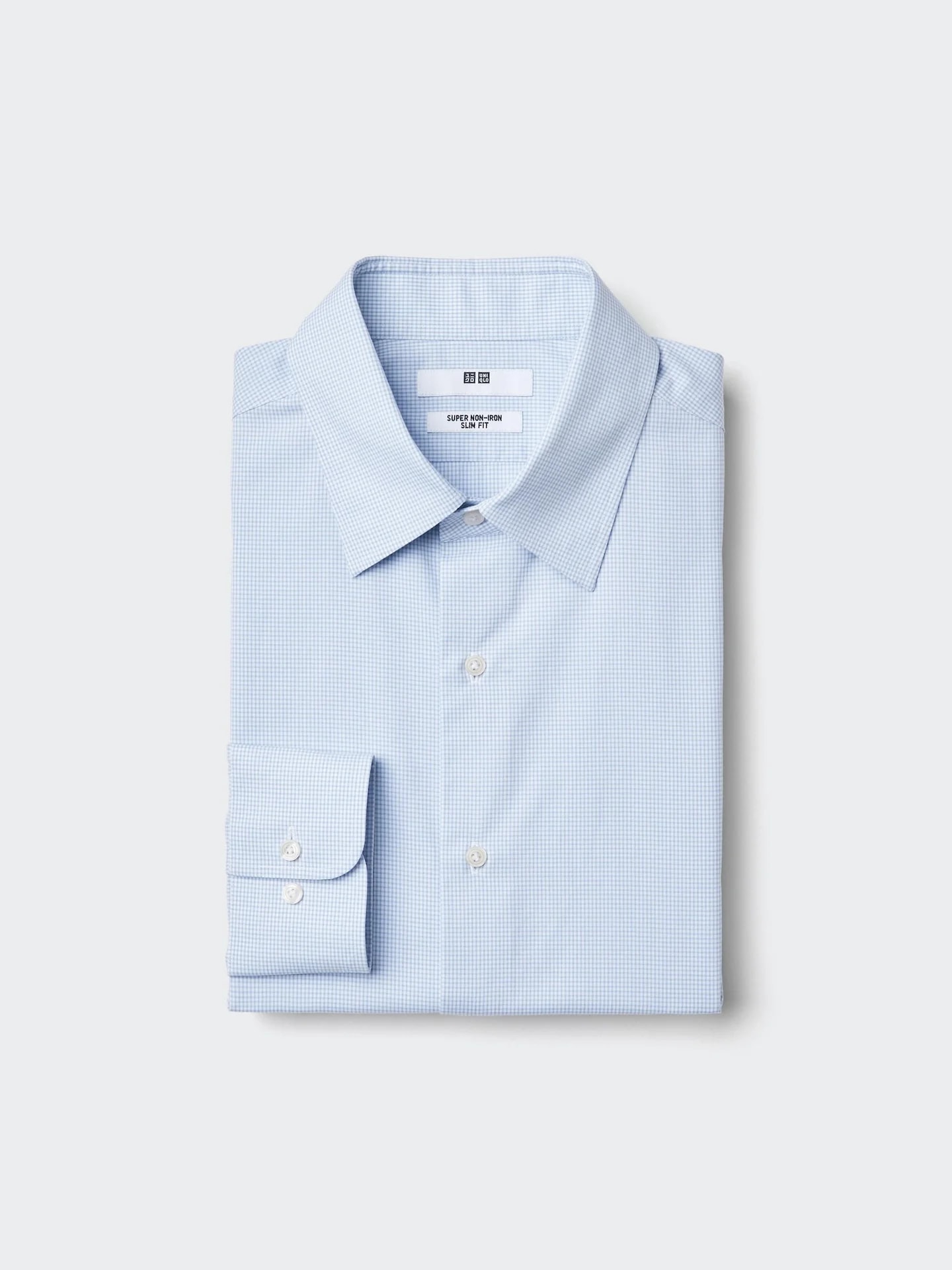 Bügelfreies Hemd (Slim Fit, Кент-Краген, Карьерт)