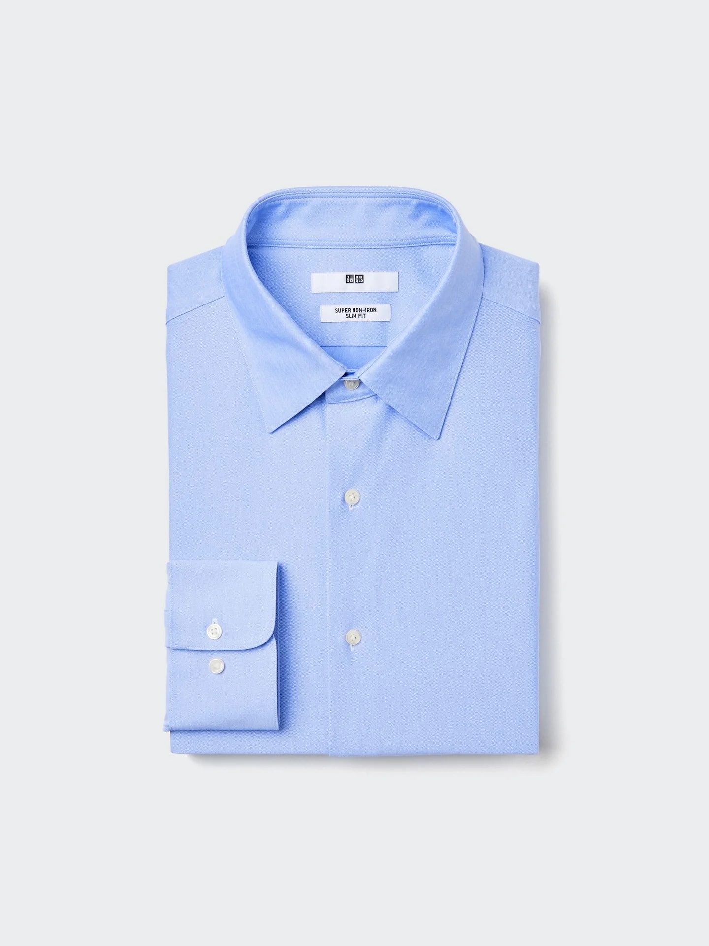Bügelfreies Hemd (Slim Fit, Кент-Краген)