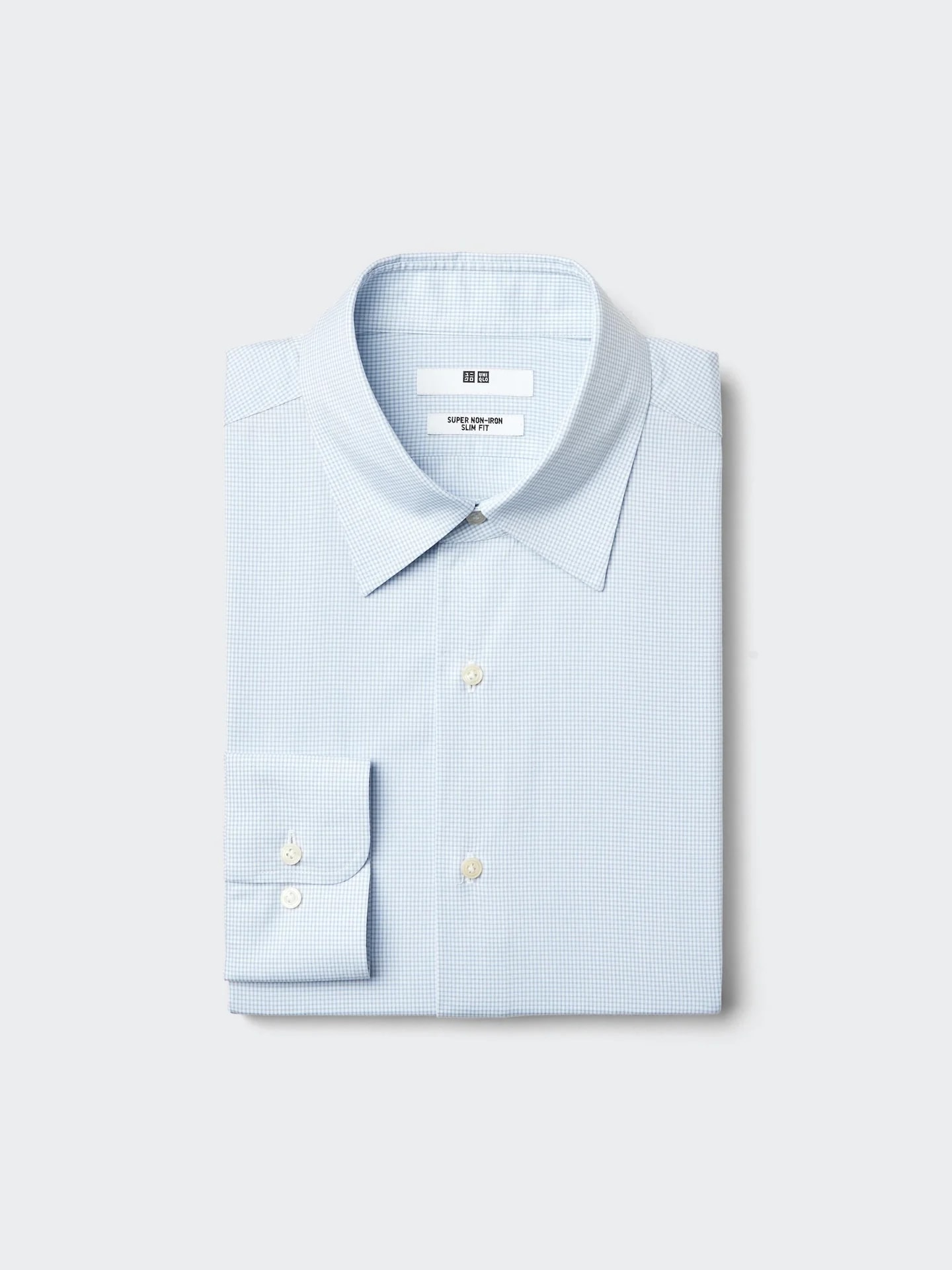 Bügelfreies Hemd (Slim Fit, Кент-Краген, Карьерт)