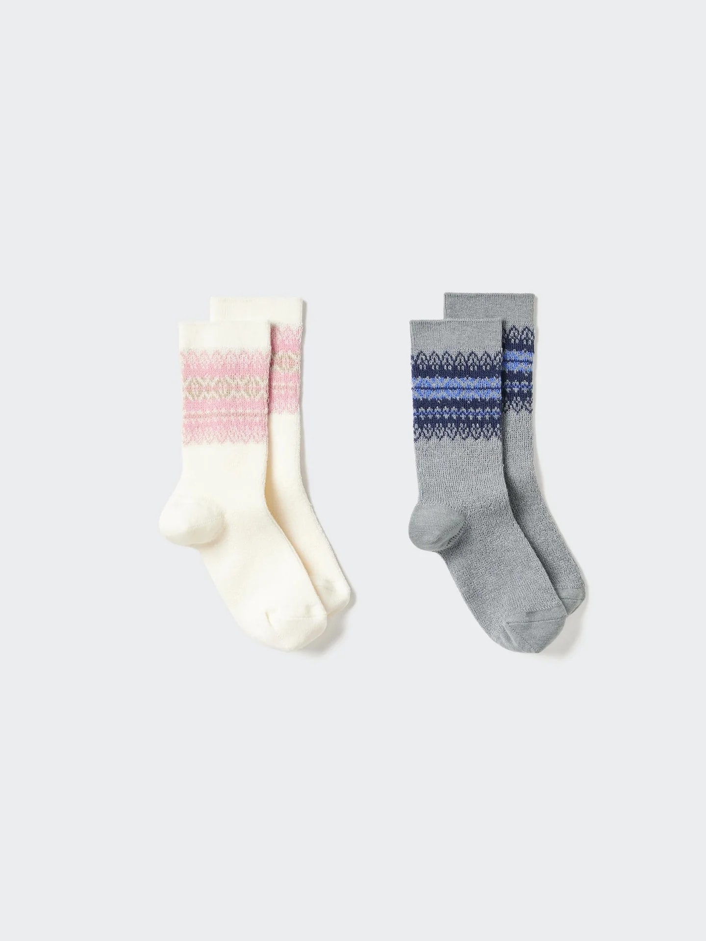 HEATTECH Thermo Socken (2 Паар, Fair-Isle-Muster)