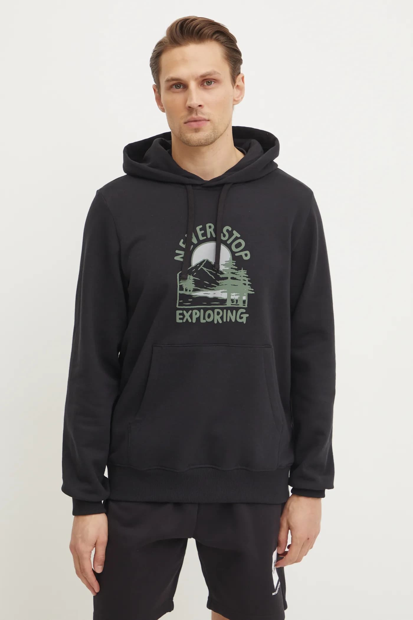 Хлопковая толстовка с рисунком для улицы