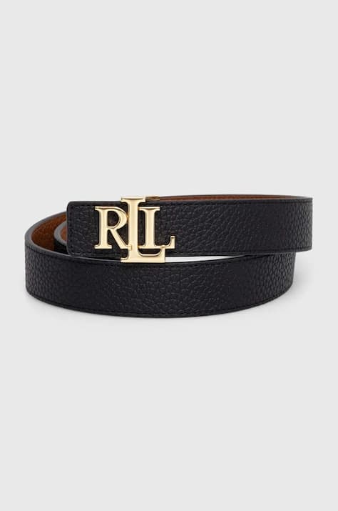 Двусторонний кожаный ремень Lauren Ralph Lauren