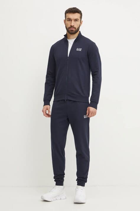 Хлопковый спортивный костюм EA7 Emporio Armani