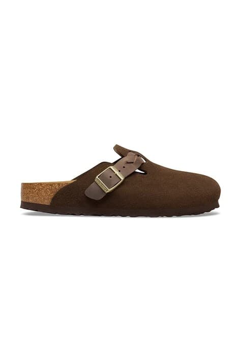 замшевые мюли Birkenstock Boston Braided