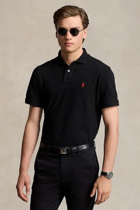 Хлопковое поло Polo Ralph Lauren BASIC MESH